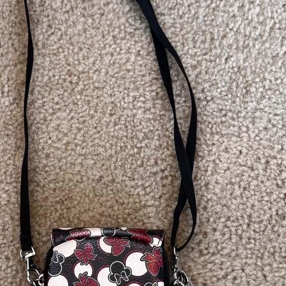 Disney Minnie Mouse zippered phone case with shoulder strap - Picture 4 of 6